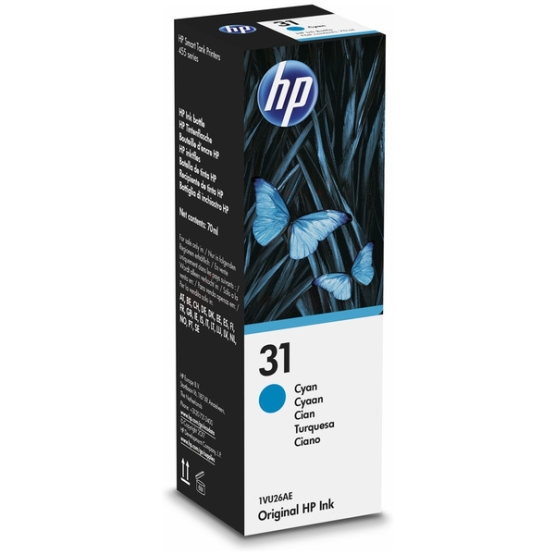 HP 31 Bläckpatron  - Cyan